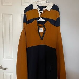 Sonoma fleece and polo shirt L